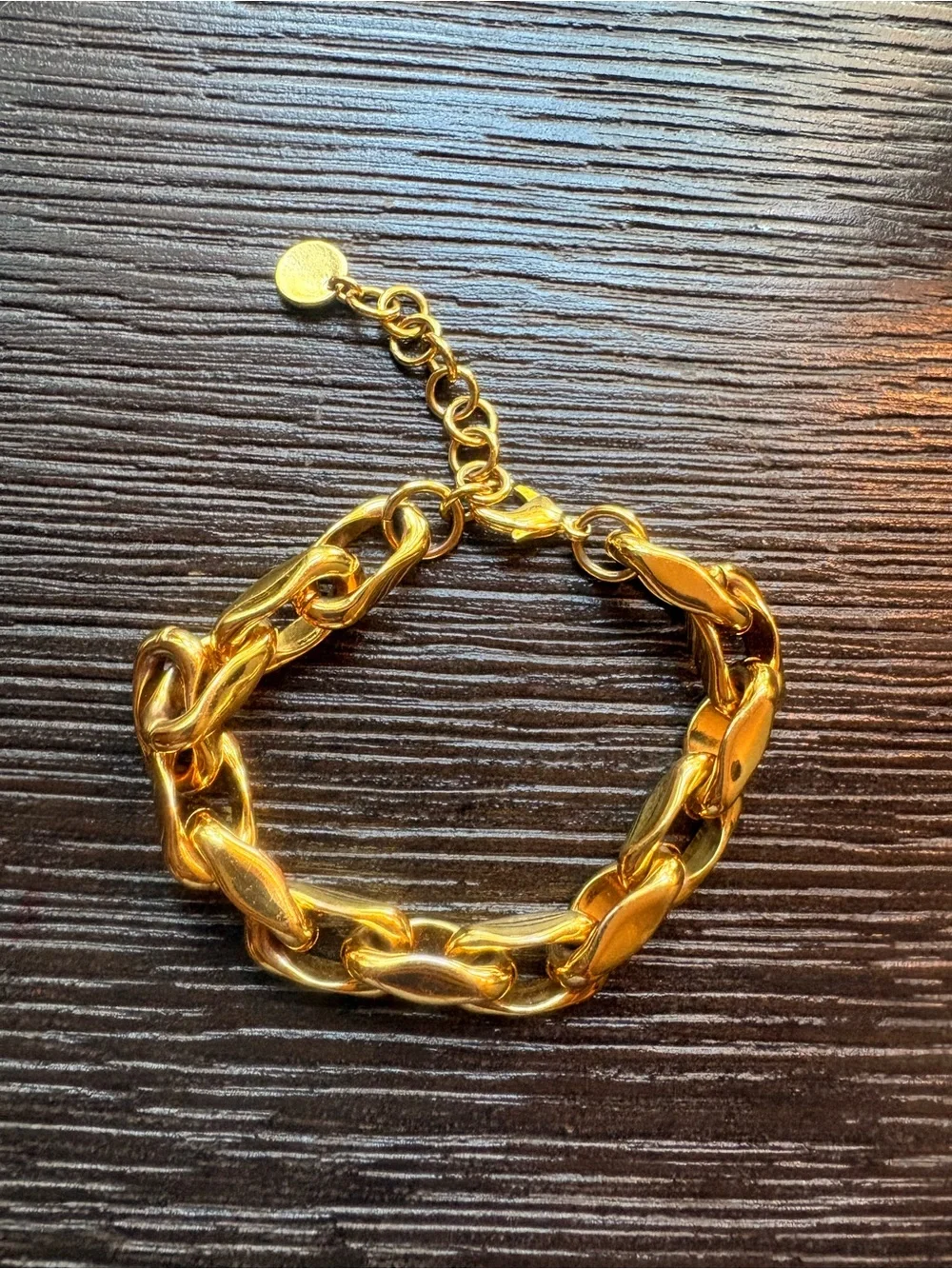 Amber Sceats - Zagora Bessie 24K- Gold Plated Chain Bracelet - Yellow Gold